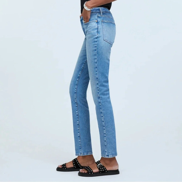 Madewell Curvy Roadtripper Stovepipe Jeans Size 24P/0-2US. Perfect vintage Jean. - Picture 2 of 8